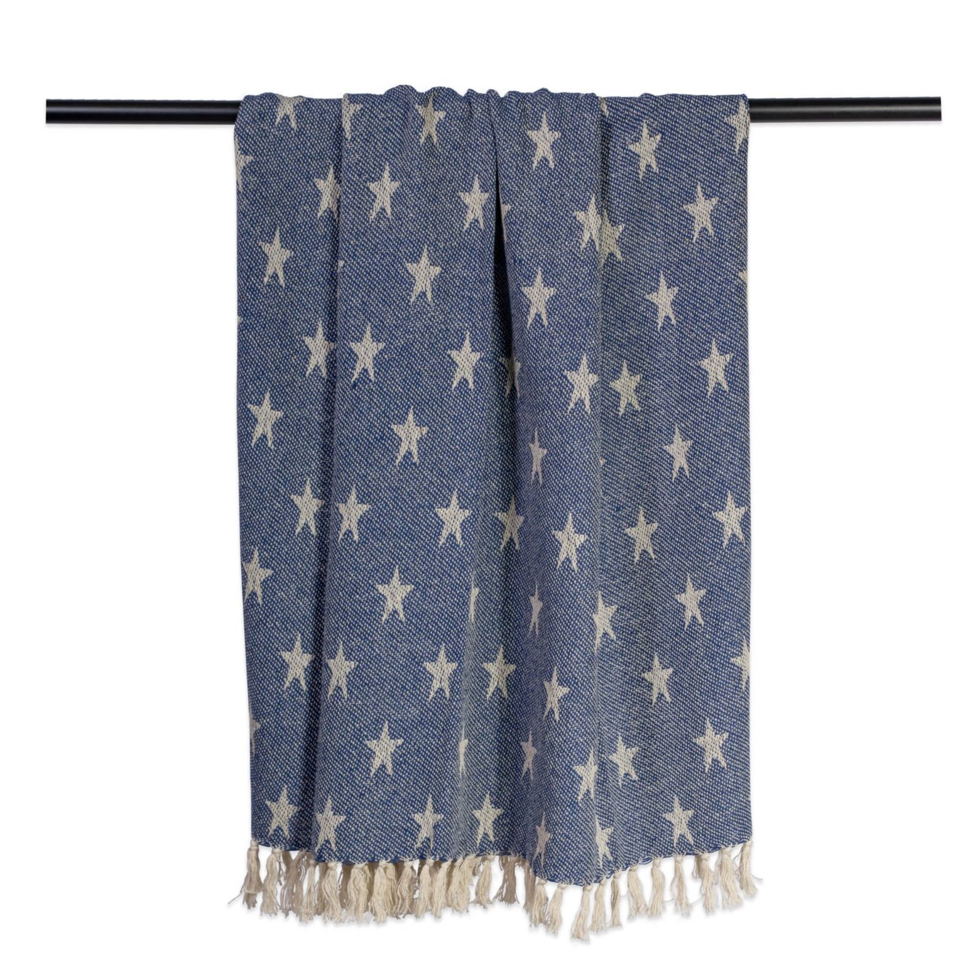 DII® Nautical Blue Stars Throw